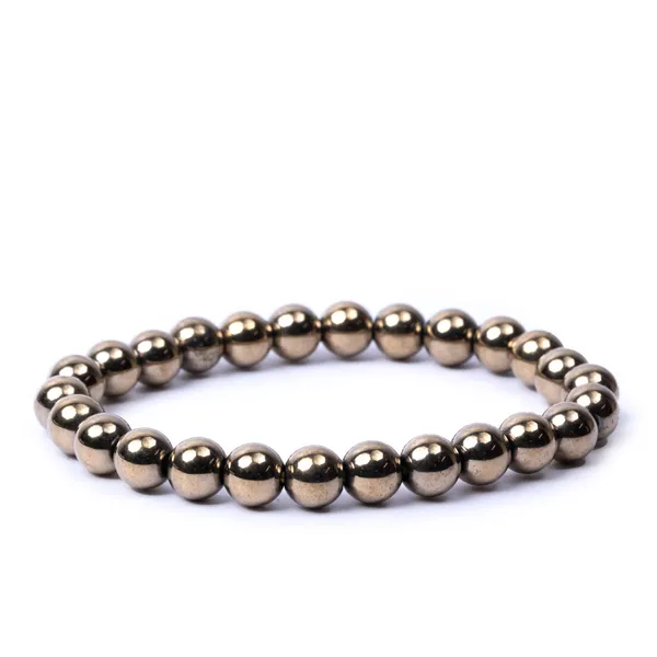 Golden_Hematite_Bracelet_8_mm