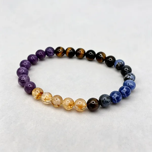 Multicolor_Crystal_Numerology_No_3_Bracelet_For_Unisex