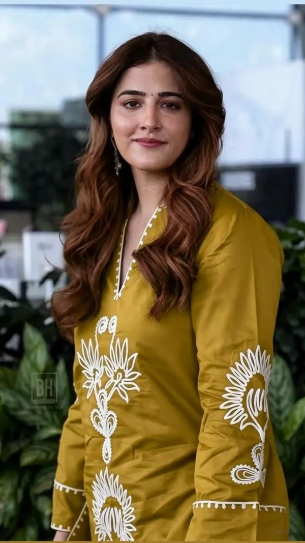 Mustard_Cotton_Embroidered_Shirt_Co-Ord_Set_For_Women_Aari_work_