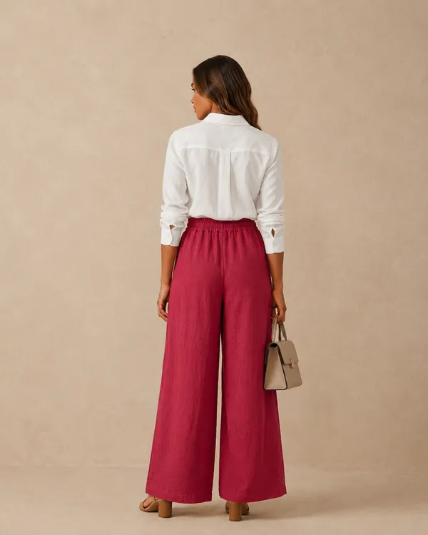 Cotton_Blend_Wide-Leg_Palazzo_Pants_with_Drawstring_Waist_&_Pockets_-Berry_Red