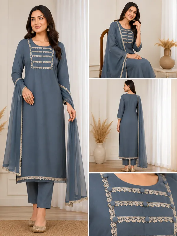 RI_Women's_Unstitched_Rayon_Suit_Set_with_Lace_&_Pom-Pom_Detailing_|_Top,_Bottom_&_Dupatta_|_Dusty_Blue