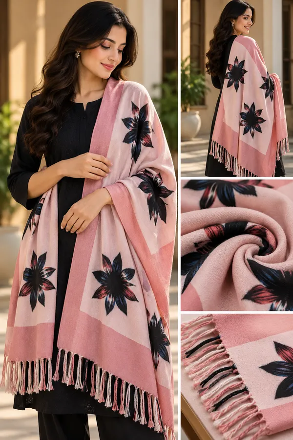 Ri_Premium_Multicolour_Floral_Printed_Stole_with_Tassels