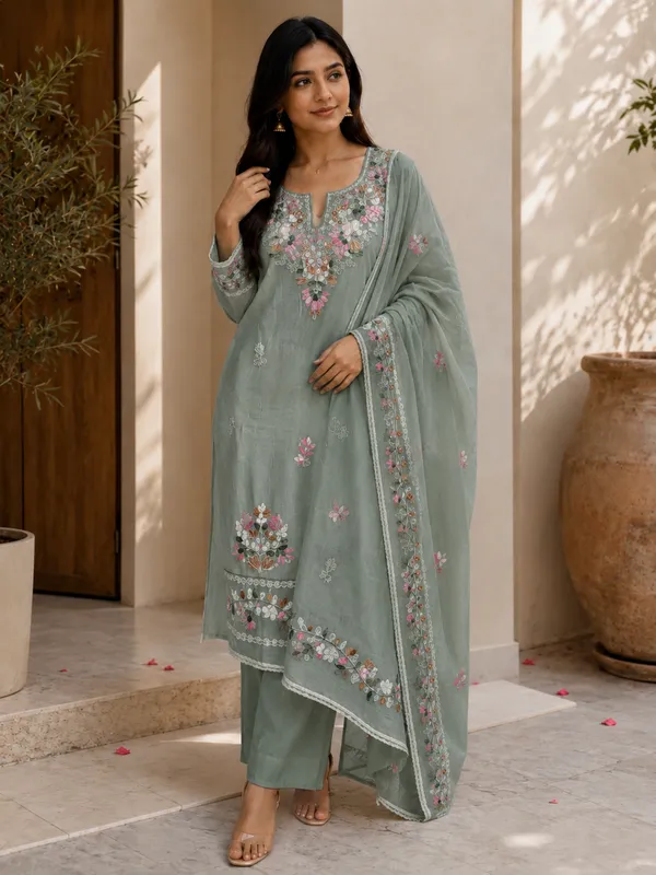 Unstitched_Floral_Embroidered_Suit_with_Dupatta_|_Premium_Chanderi_Cotton_|_Festive_&_Casual_Wear