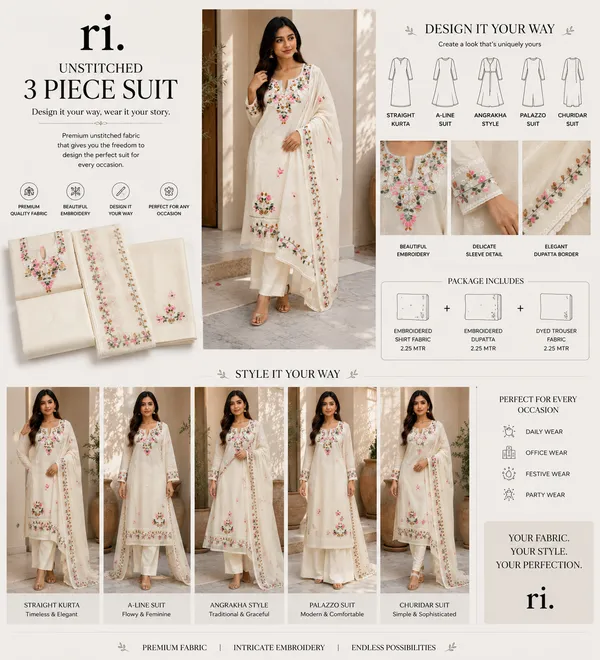 Unstitched_Floral_Embroidered_Suit_with_Dupatta_|_Premium_Chanderi_Cotton_|_Festive_&_Casual_Wear
