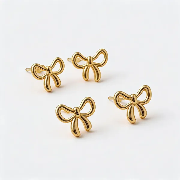 Gold_Bow_Design_Stud_Earrings_for_Women