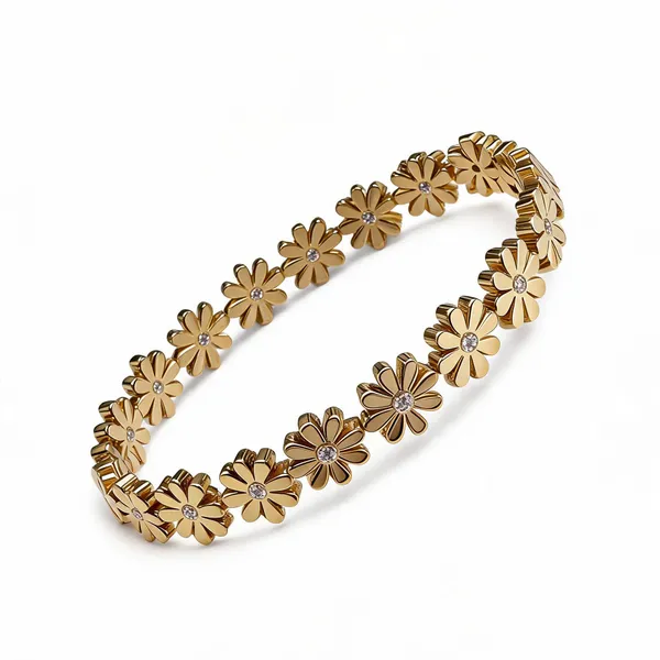 Gold_Floral_Design_Bracelet_for_Women