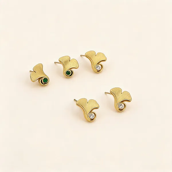 Gold_Tone_Ginkgo_Leaf_Stud_Earrings_for_Women