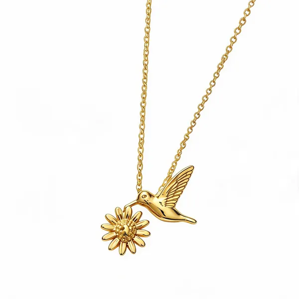 Gold_Tone_Hummingbird_Flower_Pendant_Necklace_for_Women