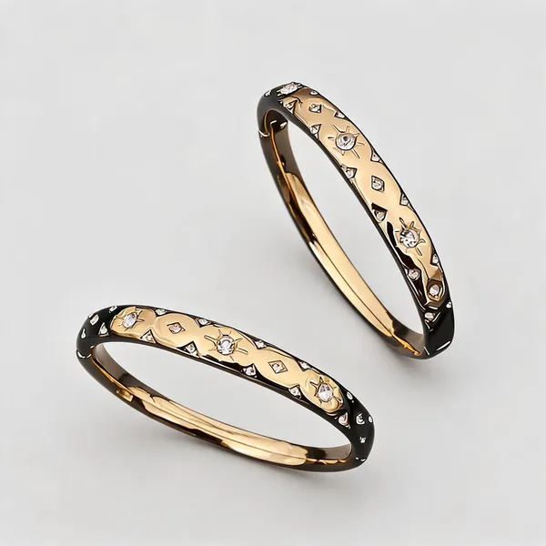 Gold_Tone_Floral_Embellished_Bracelet_Bangle_for_Women