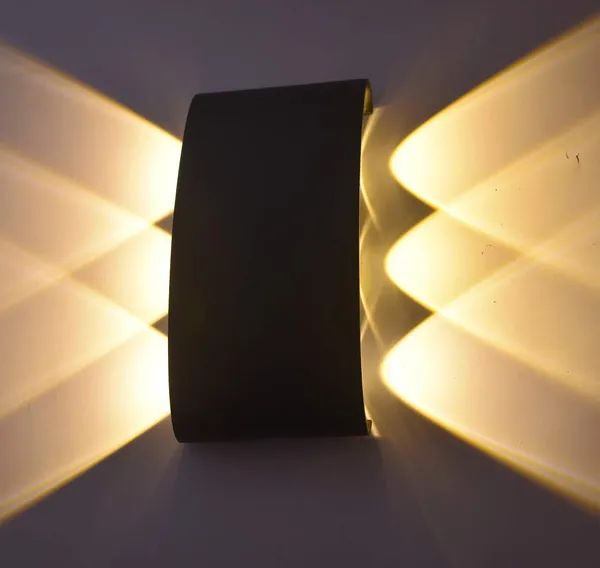 SWIATLO_Curvy_Up_Down_6_Watt_Yellow_Light_Led_Lamp_for_Wall/Led_Wall_Light/Led_Wall_Lamp/Led_Wall_Scone_to_décor_your_Home/Living_Room/Bedroom/Office/Dining/Cafe/Restaurants