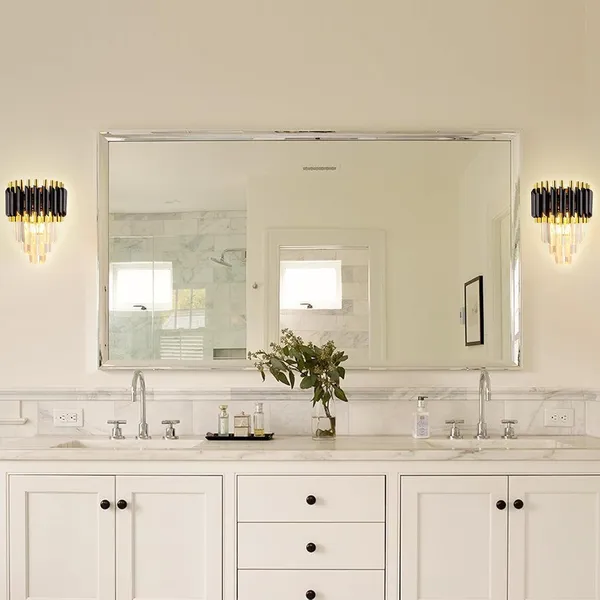 SWIATLO_Black_Gold_and_Crystal_Led_Wall_Light_for_Living_Room,_Led_Wall_Lamp_for_Bedroom,_Led_Wall_Scone_for_Home_Decoration,_Led_Wall_Lamp_for_Home_Wall,_Led_Wall_Lamp_for_Home/Resturant/Cafe/Bar/Hotel