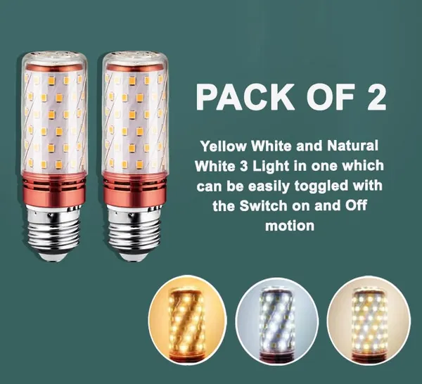 SWIATLO_Light_Bulbs/Bulb_for_Wall_Light/Bulb_for_Hanging_Light/Bulb_for_Pendant_Light/Bulb_for_Chandelier/Bulb_for_Cluster_Light/Bulb_for_Decorative_Lights_(KIN-TRIBULB_BULB,_Pack_of_2)