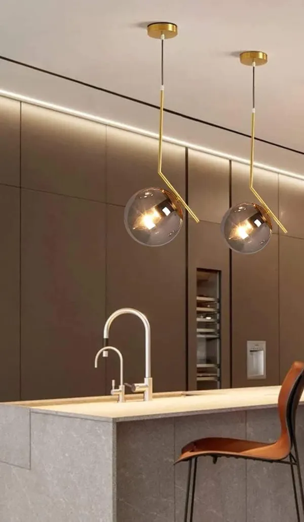 SWIATLO_Black_Doom_Inclined_at_145_Degree_Hanging_Lamp_for_Bedroom/Pendant_Lamp_for_Living_Room/Ceiling_Pendant_Lamp/Pendant_Light_for_Bedroom/Office/Dining/Cafe/Restaurants_etc_(Pack_of_1,_WITH_BULB)