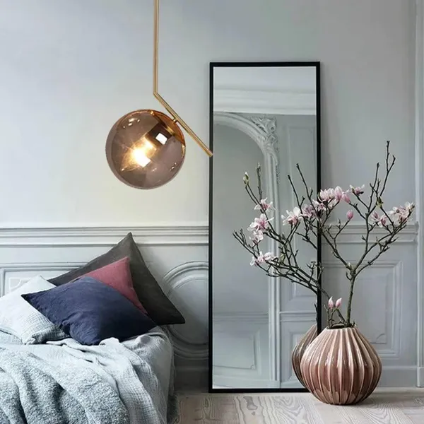 SWIATLO_Black_Doom_Inclined_at_145_Degree_Round_Thaali_Pendant_Light/Cluster_Hanging_Light/Ceiling_Light/Three_Pendant_Lamp_to_Décor_Home/Living_Room/Bedroom/Office/Dining/Cafe/Restaurants_(WITH_BULB)