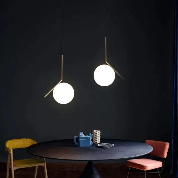 SWIATLO_Modern_Seven_Star_Gold_KIN-8008_HANGING_Lamp/Pendant_Lamp/Ceiling_Light_to_Décor_Home/Living_Room/Bedroom/Office/Dining/Cafe/Restaurants,_(Pack_Of_2,_WITH_BULB)