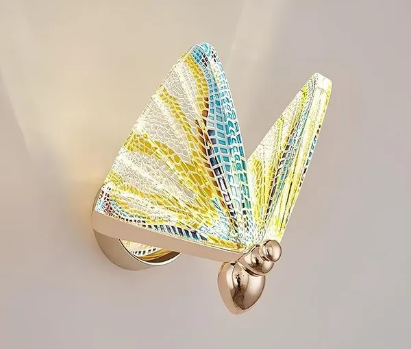 SWIATLO_Rainbow_Butterfly_Led_Wall_Light_for_Living_Room,_Modern_Style_Led_Wall_Lamps_for_Bedroom,_Led_Wall_Lights_for_Home_Decoration,_Led_Wall_Scone_for_resturant/Cafe/Hotels/Bar_etc.
