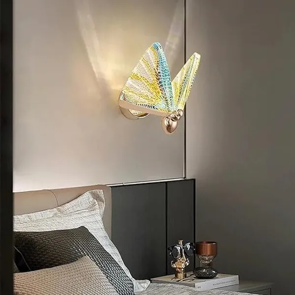 SWIATLO_Rainbow_Butterfly_Led_Wall_Light_for_Living_Room,_Modern_Style_Led_Wall_Lamps_for_Bedroom,_Led_Wall_Lights_for_Home_Decoration,_Led_Wall_Scone_for_resturant/Cafe/Hotels/Bar_etc.