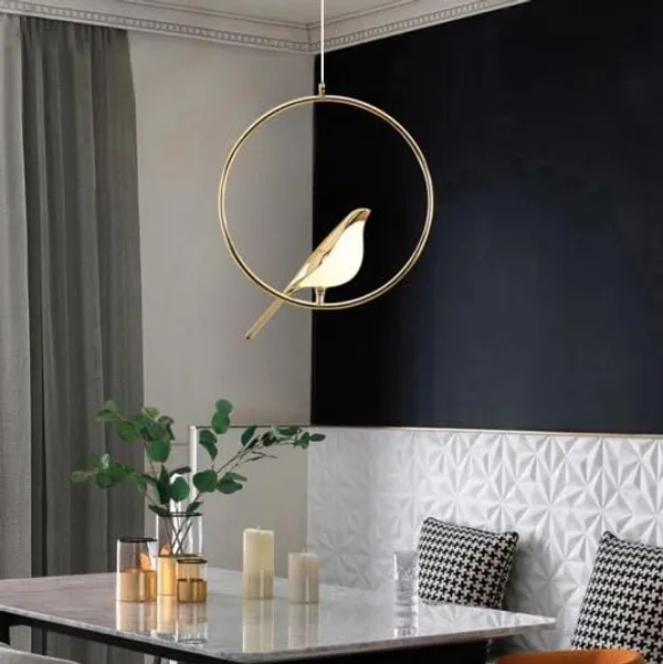 SWIATLO_Golden_Bird_3_Light_(Wh/WW/NW)_Led_hanging_Light_for_Living_Room/Modern_Style_Pendant_Lamps_for_Bedroom/Led_Ceiling_Lights_for_Home_Decoration/Pendant_Light_for_Ceiling/Home/Cafe/Bar