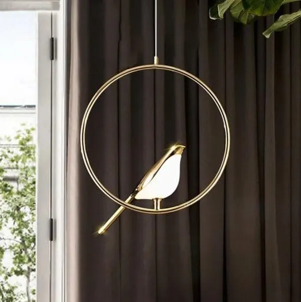 SWIATLO_Golden_Bird_3_Light_(Wh/WW/NW)_Led_hanging_Light_for_Living_Room/Modern_Style_Pendant_Lamps_for_Bedroom/Led_Ceiling_Lights_for_Home_Decoration/Pendant_Light_for_Ceiling/Home/Cafe/Bar