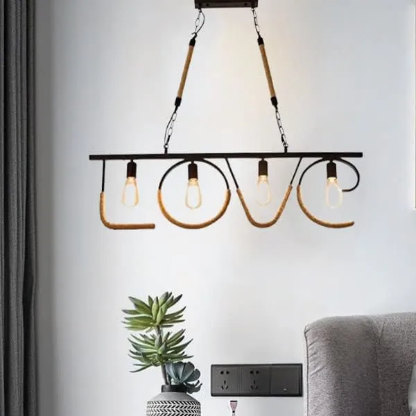 SWIATLO_Love_Design_Vintage_Jhoomar/Chandelier/Jhoomar_Hanging_Light/Jhoomar_Ceiling_Light_to_Décor_Home/Living_Room/Bedroom/Office/Dining/Cafe/Restaurants,_Beige_(WITH_BULB)
