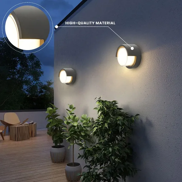 SWIATLO_Round_Frame_Led_Outdoor_Wall_Lamp/Led_Outdoor_Wall_Light/Led_Wall_Light_for_Living_Room/Modern_Style_Led_Wall_Lamp_for_Bedroom/Led_Wall_Sconce_for_Home_Decoration/Restaurants/Cafe/Hotels/Bar