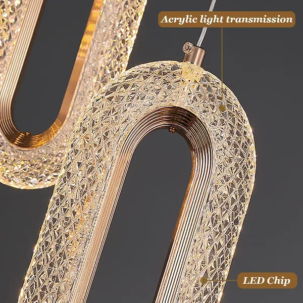 SWIATLO_Stunning_Oval_3_Light_(Wh/WW/NW)_Led_Hanging_Light_for_Living_Room/Modern_Style_Led_Pendant_Lamps_for_Bedroom/Led_Ceiling_Lights_for_Home/Led_Pendant_Light_for_Ceiling/Home/Cafe/Bar,_Pack_of_2