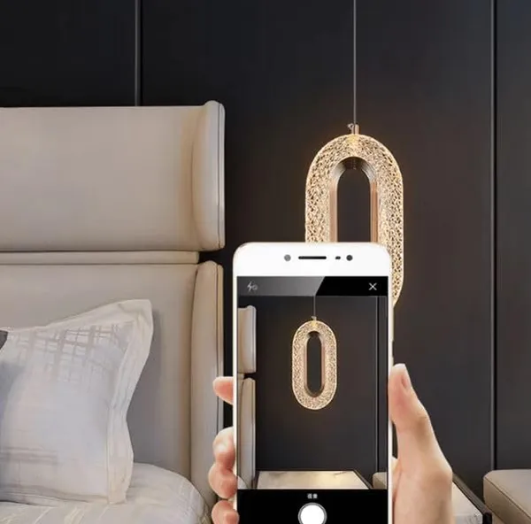 SWIATLO_Stunning_Oval_Design_Pendant_Lamp_for_Dinning_Table/Bedroom/Living_Room_Led_Hanging_Lamp_for_Drying_Room_Led_Ceiling_Lamp_Led_Hanging_Light_Led_Pendant_Light_for_Home/Cafe/Restaurant/Bar