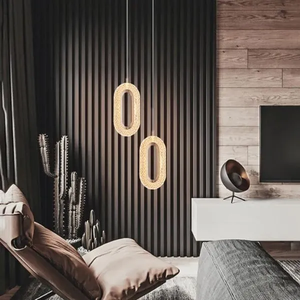 SWIATLO_Stunning_Oval_Design_Pendant_Lamp_for_Dinning_Table/Bedroom/Living_Room_Led_Hanging_Lamp_for_Drying_Room_Led_Ceiling_Lamp_Led_Hanging_Light_Led_Pendant_Light_for_Home/Cafe/Restaurant/Bar