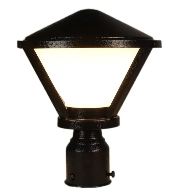SWIATLO_Black_Treepad_Modern_Shape_Pole_Lamp/Gate_Light/_Outdoor_Lamp/Outdoor_Light/Pillar_Light_for_Outdoor_Home_(Pack_of_1,_WITH_BULB)
