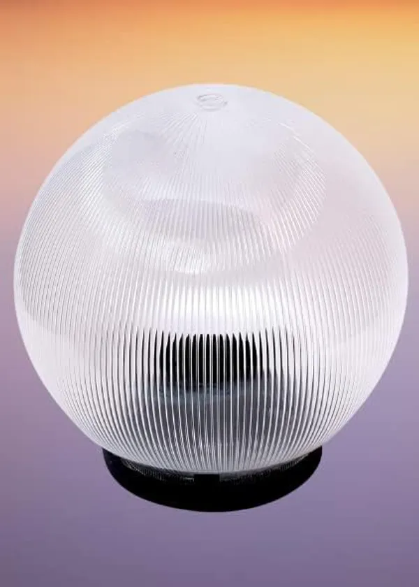 SWIATLO_Modern_Shape_Pole_Lamp/Gate_Light/Outdoor_Lamp/Outdoor_Light/Pillar_Light_for_Outdoor_Home,_Sun_Shape,_Clear,_(Pack_of_2,_WITH_BULB)