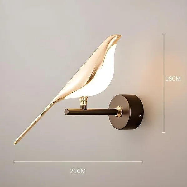 SWIATLO_Golden_Bird_Led_Wall_Light_for_Living_Room,_Modern_Style_Led_Wall_Lamps_for_Bedroom,_Led_Wall_Lights_for_Home_Decoration,_Led_Wall_Scone_for_restaurant/Cafe/Bar/Hotels_etc