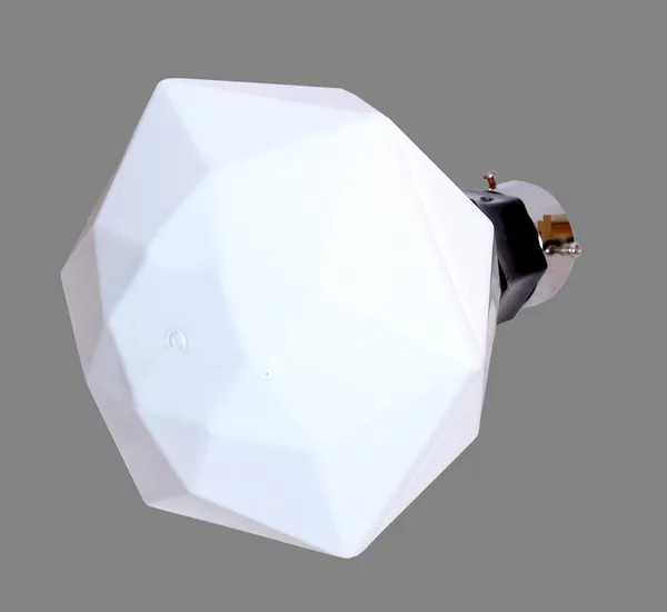 SWIATLO_Modern_Shape_Pole_Lamp/Gate_Light/_Outdoor_Lamp/Outdoor_Light/Pillar_Light_for_Outdoor_Home,_Football_Design,_Milky_(Pack_of_2,_with_bulb)