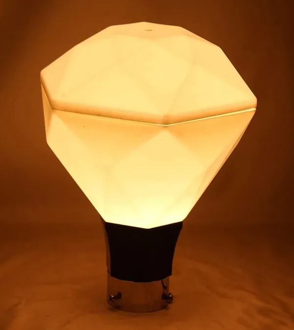 SWIATLO_Modern_Shape_Pole_Lamp/Gate_Light/_Outdoor_Lamp/Outdoor_Light/Pillar_Light_for_Outdoor_Home,_Football_Design,_Milky_(Pack_of_2,_with_bulb)