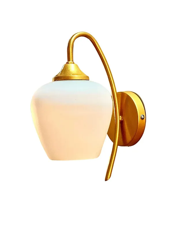 SWIATLO_Nordic_KIN-711_PAANMOOL_GLASS_WALL_Lamp/Wall_Light_to_Décor_Home/Living_Room/Bedroom/Office/Dining/Cafe/Restaurants_(Pack_of_1,_With_Bulb)