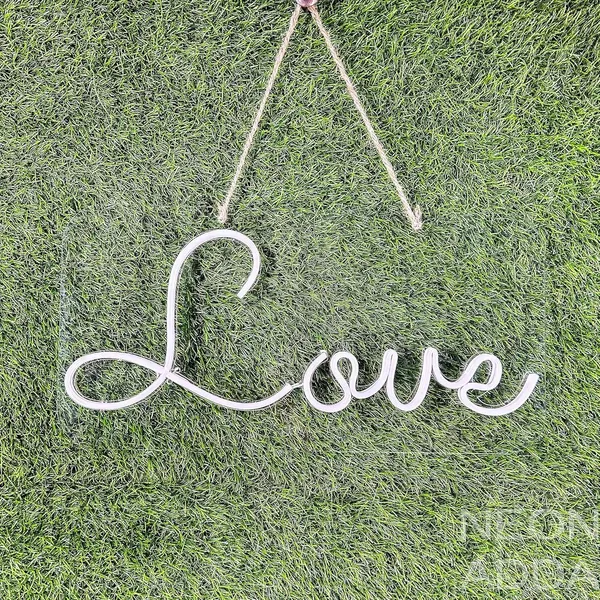 SWIATLO_LOVE_Neon_Sign/LED_Art_Decorative_Marquee_Sign/Wall_Decor_for_Positive_Feelings/Love_for_bondings/Party_Anniversary_Decoration/Room_Living_Room_House_Bar_Pub_Hotel_Beach_Recreational_(WarmWhite)