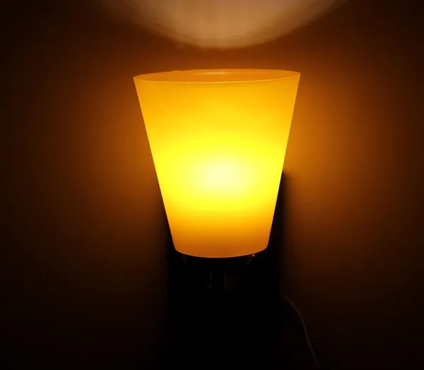 SWIATLO_S_Shape_Bend_Tapper_Wall_Light/Wall_Lamp_to_Décor_Home/Living_Room/Bedroom/Office/Dining/Cafe/Restaurants,_Brown_and_Orange_(Pack_of_1,_with_Bulb)