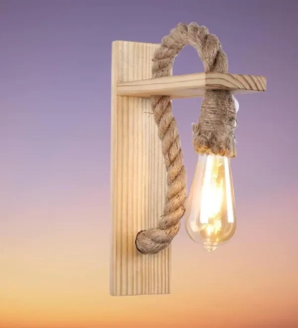 SWIATLO_Wall_Light/Wall_Lamp_to_Décor_Home/Living_Room/Bedroom/Office/Dining/Cafe/Restaurants,_Snake_Design,_Beige_(Pack_of_1,_with_Bulb)