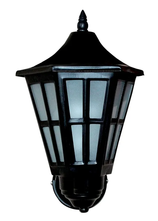 SWIATLO_Wall_Light/Wall_Lamp_to_Décor_Home/Living_Room/Bedroom/Office/Dining/Cafe/Restaurants,_Traditional_Hurrah,_Black_(Pack_of_1,_with_Bulb)