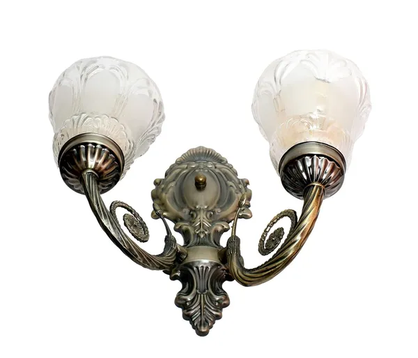 SWIATLO_Wall_Light/Wall_Lamp_to_Décor_Home/Living_Room/Bedroom/Office/Dining/Cafe/Restaurants,_Double_Shade_Flower,_Black_Antique_(Pack_of_1,_with_Bulb)