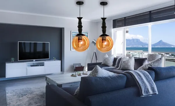 SWIATLO_71_DOOM_LUSTER_GLASS_HL_Hanging_Lamp/Pendant_Lamp/Ceiling_Light_to_Décor_Home/Living_Room/Bedroom/Office/Dining/Cafe/Restaurants,_Luster,_(Pack_of_1,_with_Bulb)