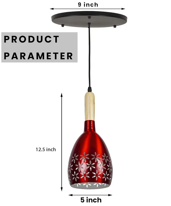 SWIATLO_Half_Oval_Star_Lezar_Cutting_Round_Thaali_Cluster_Pendant_Light/Cluster_Hanging_Light/Cluster_Ceiling_Light/Three_Pendant_Lamp_to_Décor_Home/Living_Room/Bedroom/Office/Dining/Cafe_(with_Bulb)
