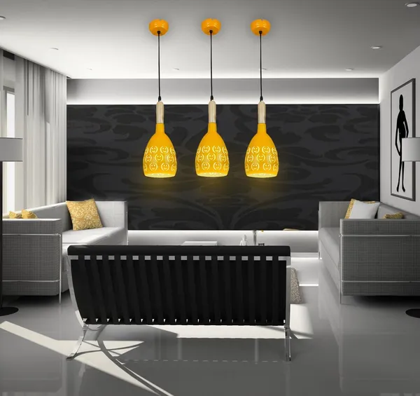 SWIATLO_YELLOW_SMILY_Lezar_Cutting_Hanging_Lamp/Pendant_Lamp/Ceiling_Light_to_Décor_Home/Living_Room/Bedroom/Office/Dining/Cafe/Restaurants,_Yellow_(Pack_of_2,_with_Bulb)