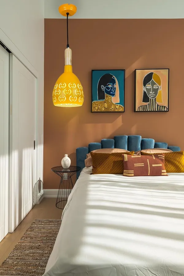 SWIATLO_YELLOW_SMILY_Lezar_Cutting_Hanging_Lamp/Pendant_Lamp/Ceiling_Light_to_Décor_Home/Living_Room/Bedroom/Office/Dining/Cafe/Restaurants,_Yellow_(Pack_of_2,_with_Bulb)