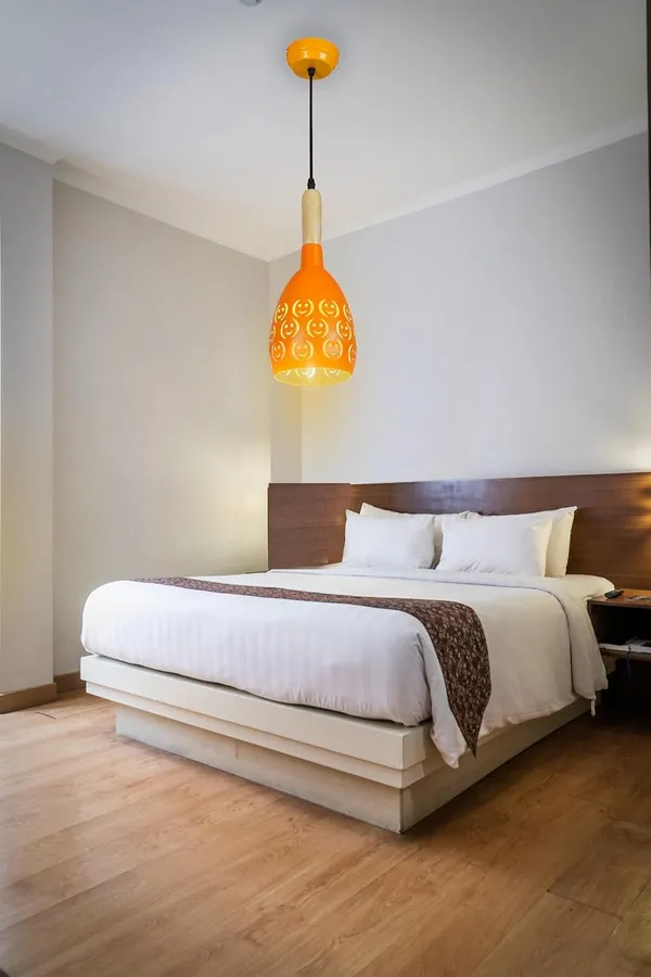 SWIATLO_ORANGE_SMILY_Hanging_Lamp/Pendant_Lamp/Ceiling_Light_to_Décor_Home/Living_Room/Bedroom/Office/Dining/Cafe/Restaurants,_Orange_(Pack_of_2,_with_Bulb)