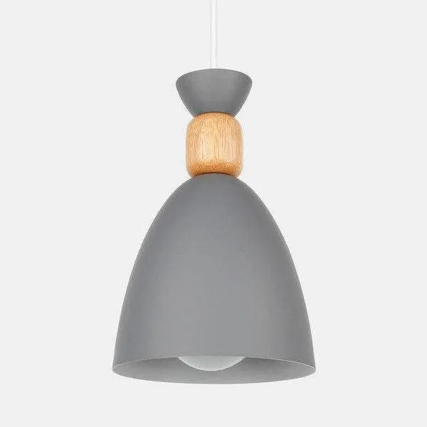 SWIATLO_Nordic_Grey_KIN-720_HANGING_Lamp/Pendant_Lamp/Ceiling_Light_to_Décor_Home/Living_Room/Bedroom/Office/Dining/Cafe/Restaurants_(Pack_of_1,_with_Bulb)