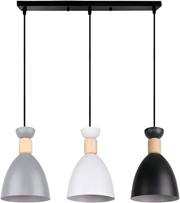 SWIATLO_KIN-720_MIX_(BL+WH+GR)_Modern_Cluster_Pendant_Lights_Nordic_Linear_Cluster_Hanging_Light/Cluster_Ceiling_Light/Three_Pendant_Lamp_to_Décor_Home/Living_Room/Bedroom/Office/Dining/Cafe_(with_Bulb)
