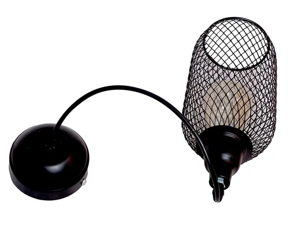SWIATLO_Traditional_Bottle_Decorative_Hanging_Lamp/Pendant_Lamp/Ceiling_Light_to_Décor_Home/Living_Room/Bedroom/Office/Dining/Cafe/Restaurants,_Black_(Pack_of_1,_with_Bulb)