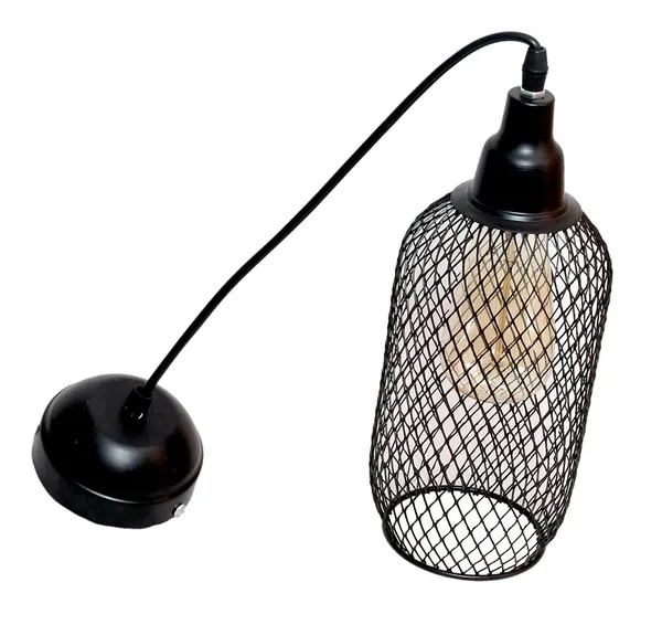 SWIATLO_Traditional_Bottle_Decorative_Hanging_Lamp/Pendant_Lamp/Ceiling_Light_to_Décor_Home/Living_Room/Bedroom/Office/Dining/Cafe/Restaurants,_Black_(Pack_of_1,_with_Bulb)