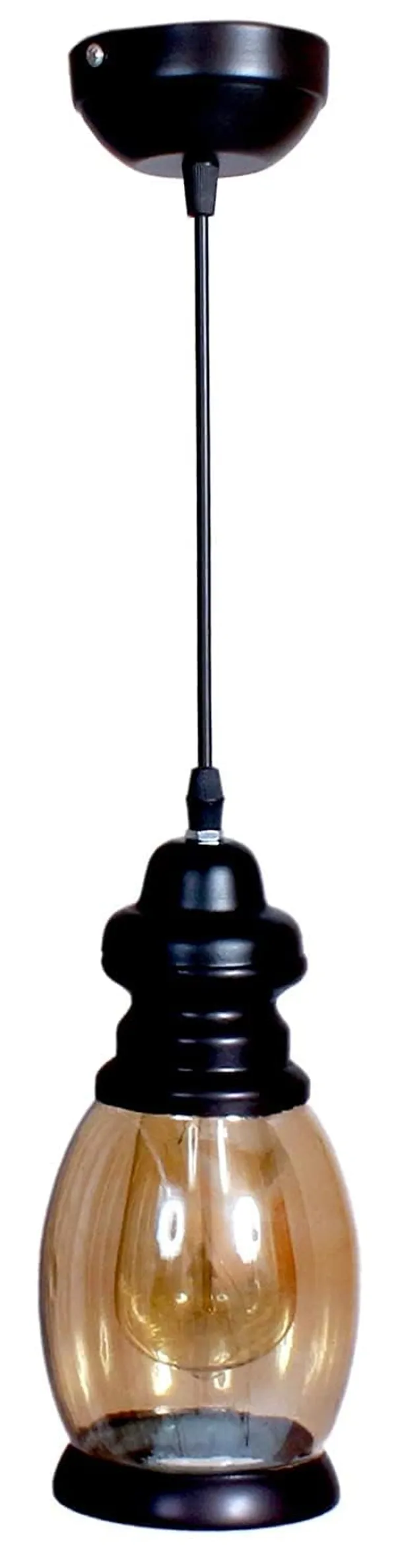 SWIATLO_Decorative_Hanging_Lamp/Pendant_Lamp/Ceiling_Light_to_Décor_Home/Living_Room/Bedroom/Office/Dining/Cafe/Restaurants,_Barrel_Design,_Luster_(Pack_of_1,_with_Bulb)