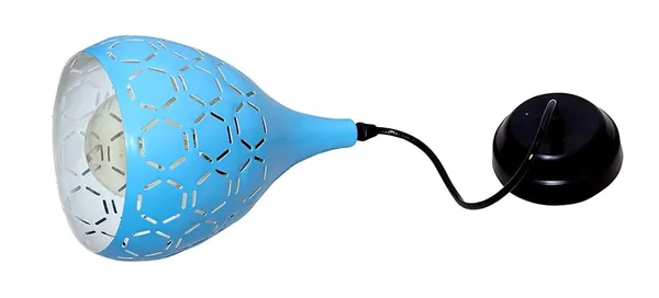 SWIATLO_Decorative_Hanging_Lamp/Pendant_Lamp/Ceiling_Light_to_Décor_Home/Living_Room/Bedroom/Office/Dining/Cafe/Restaurants,_Teen_Cutting,_Sky_(Pack_of_1,_with_Bulb)
